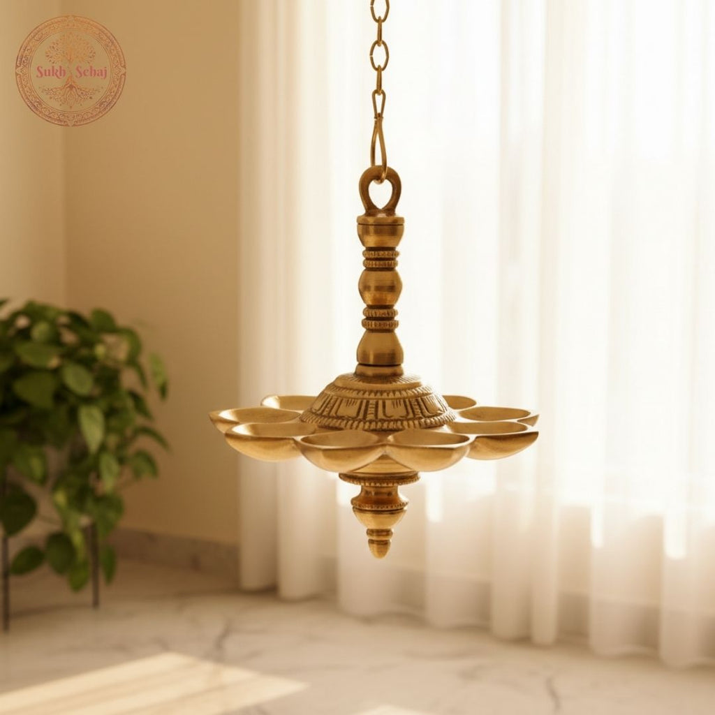 Mayur Diya (Hanging) - Large
