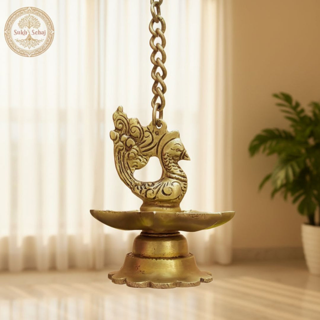 Mayur Diya (Hanging) - Small