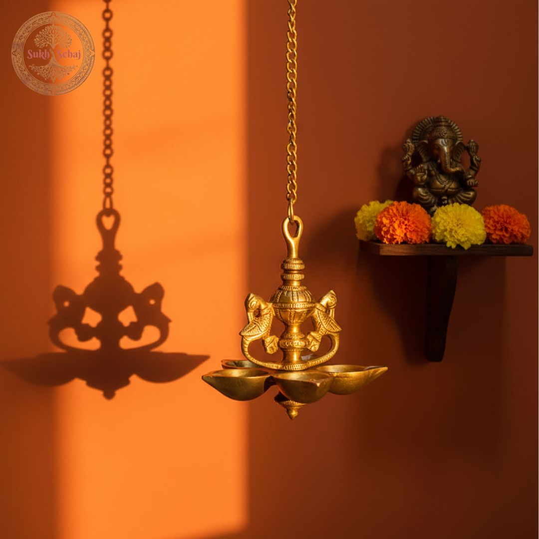 Mayur Diya (Hanging) - Medium