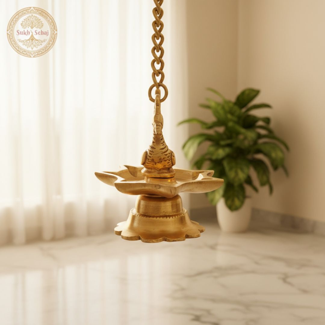 Mayur Diya (Hanging) - Small