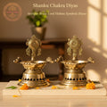 Shankhu Chakra Diyas Set