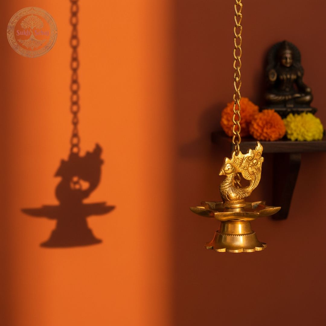 Mayur Diya (Hanging) - Small
