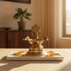 Shankhu Chakra Diyas Set