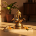 Shankhu Chakra Diyas Set