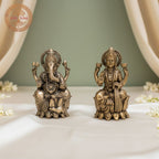 Shree Lakshmi Ganesh Murti Set
