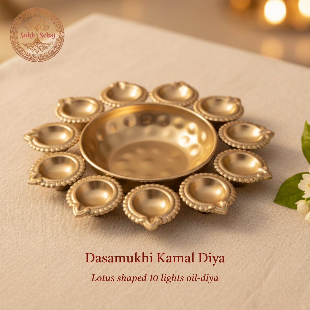 Dasamukhi Kamal Diya