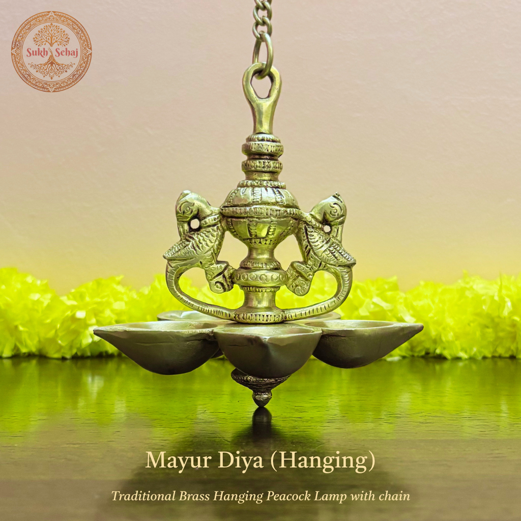 Mayur Diya (Hanging) - Medium – Sukh Sehaj
