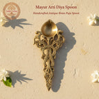 Mayur Aarti Diya Spoon