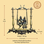 Shree Radha Krishna Jhula - Large