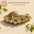 Shankh Ganesha Panchmukhi Diya