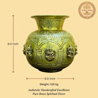 Ashtalakshmi Kalash - 8.0 Inch