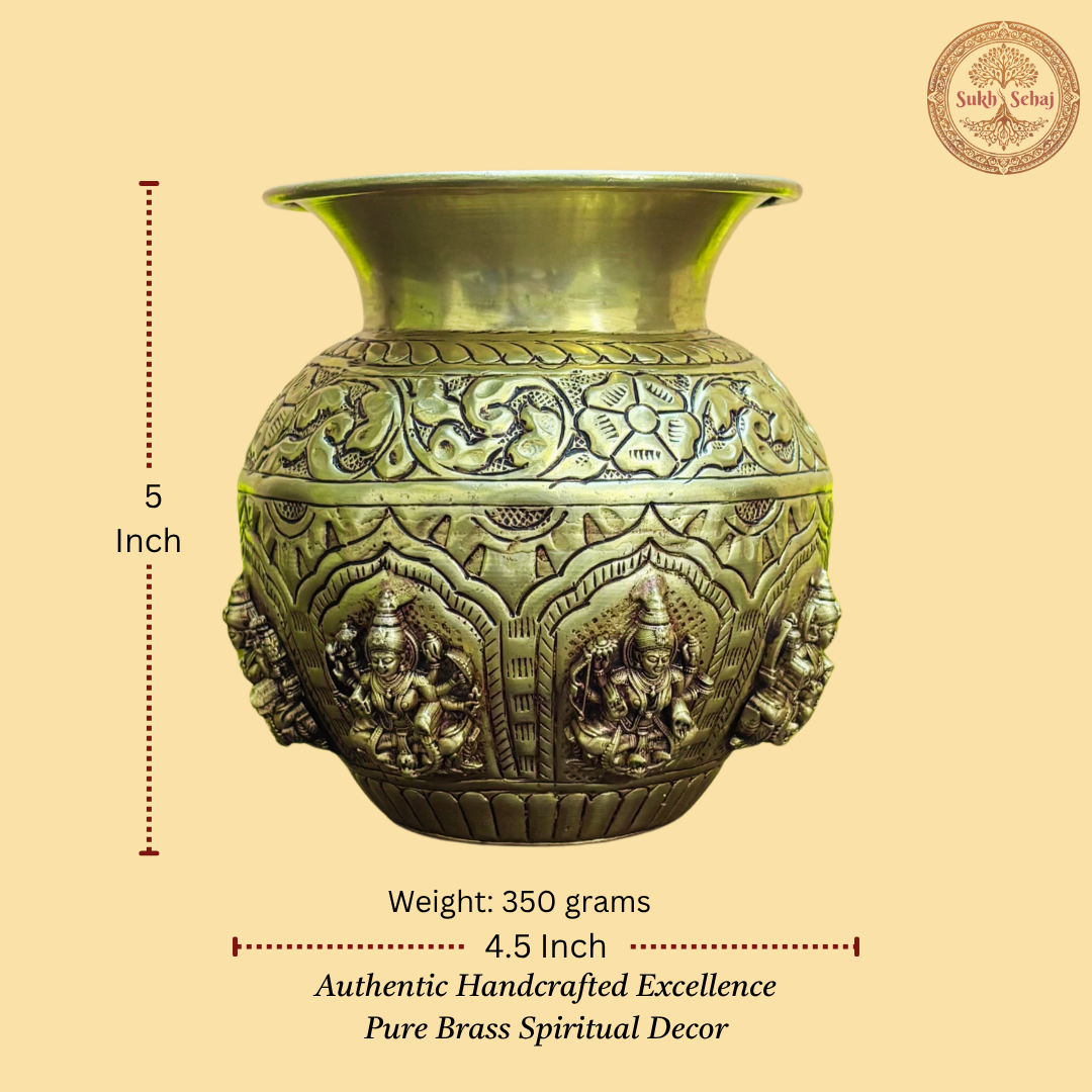 Ashtalakshmi Kalash - 5.0 Inch
