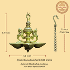 Mayur Diya (Hanging) - Medium