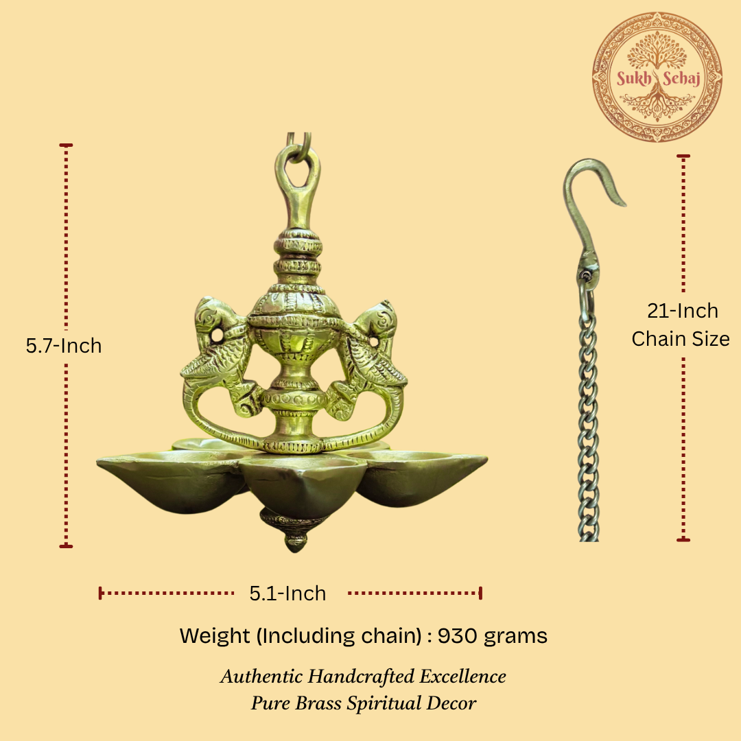 Mayur Diya (Hanging) - Medium