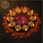 Dasamukhi Kamal Diya