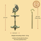 Mayur Diya (Hanging) - Large