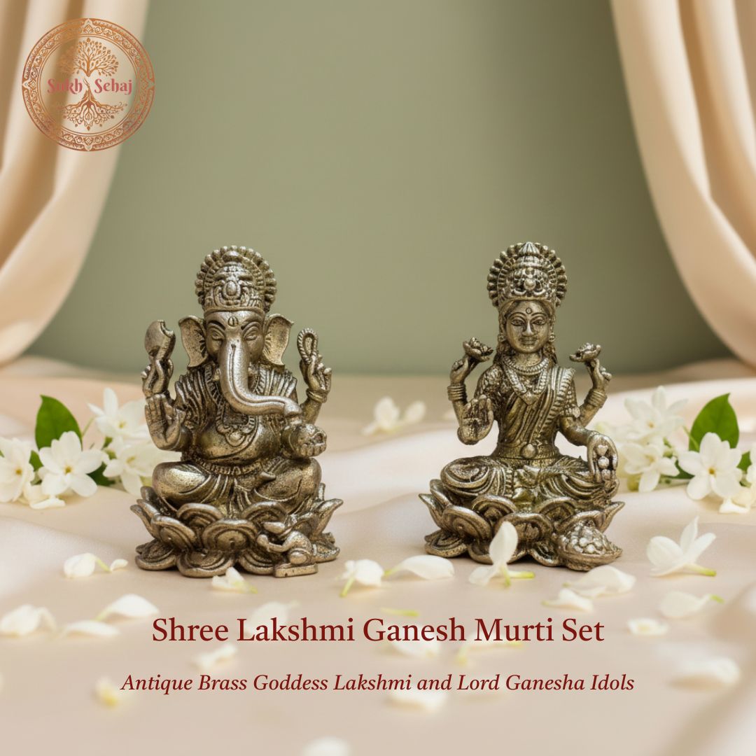 Shree Lakshmi Ganesha Murti Set