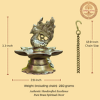 Mayur Diya (Hanging) - Small