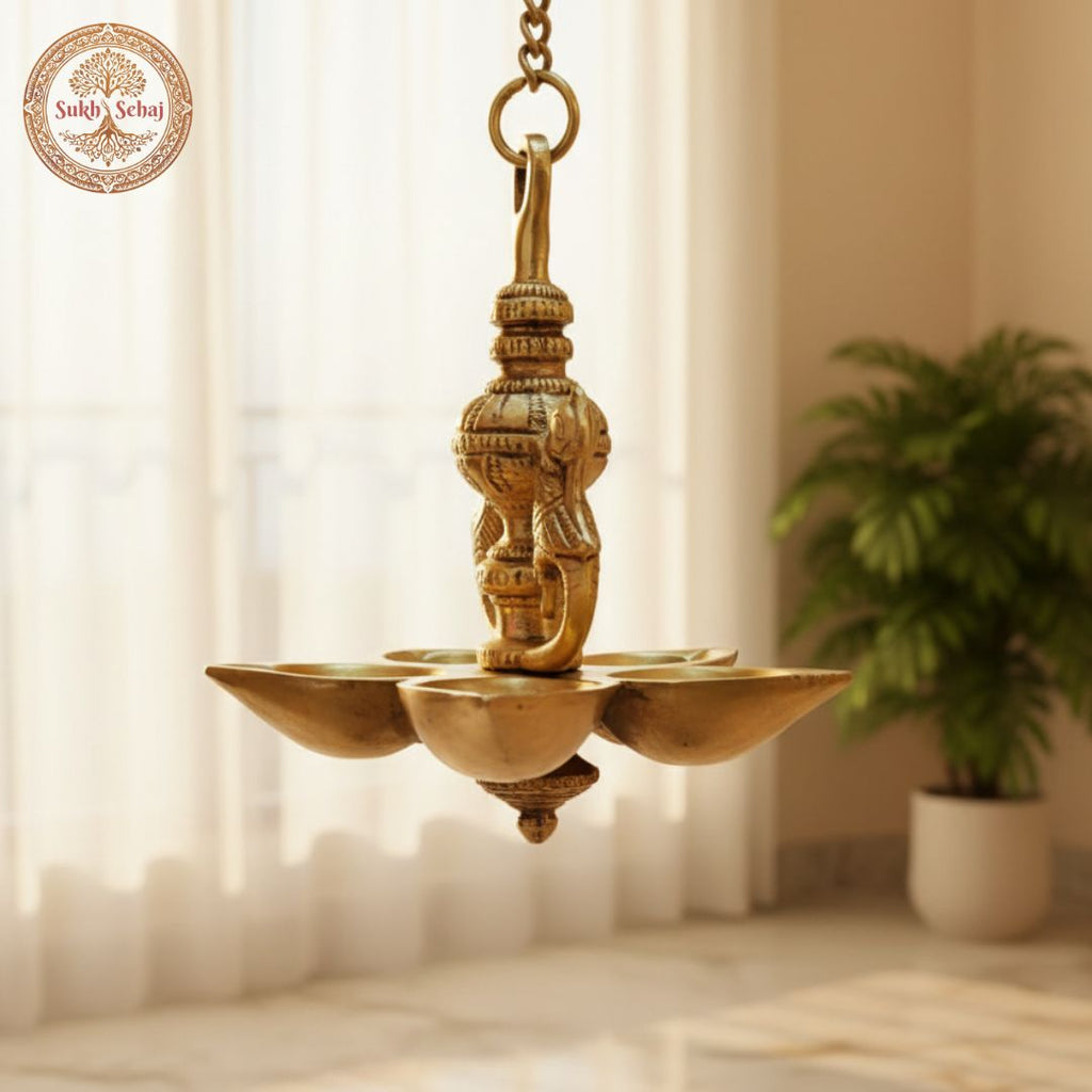 Mayur Diya (Hanging) - Medium