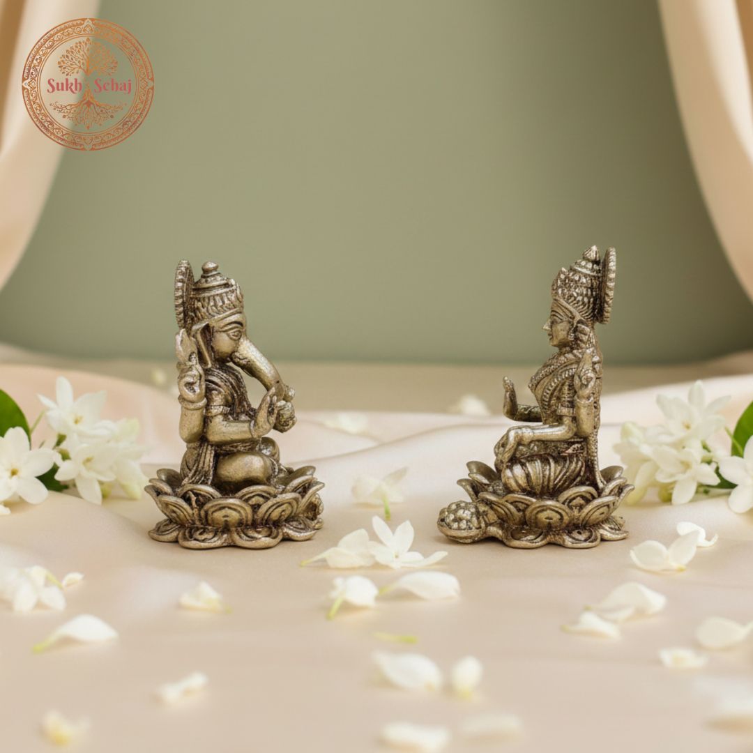 Shree Lakshmi Ganesha Murti Set
