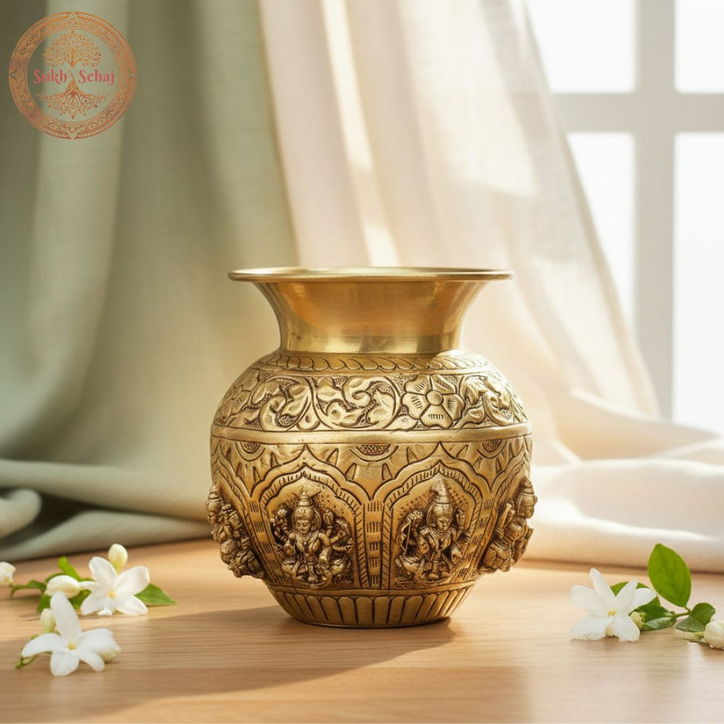 Ashtalakshmi Kalash - 5.0 Inch