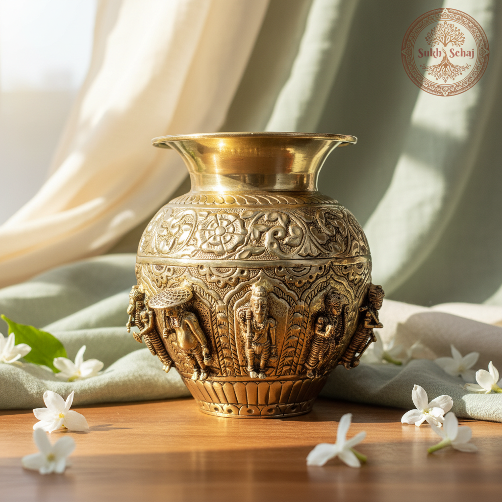 Dhashavatar Kalash - 5.9 Inch