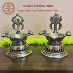 Shankhu Chakra Diyas Set
