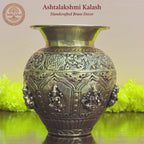 Ashtalakshmi Kalash - 5.8 Inch